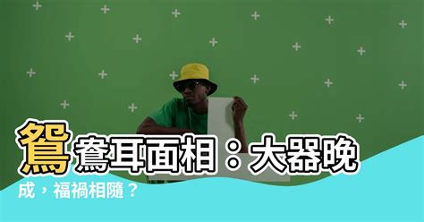 鴛鴦耳面相|【鴛鴦耳面相】鴛鴦耳面相：大器晚成，福禍相隨？